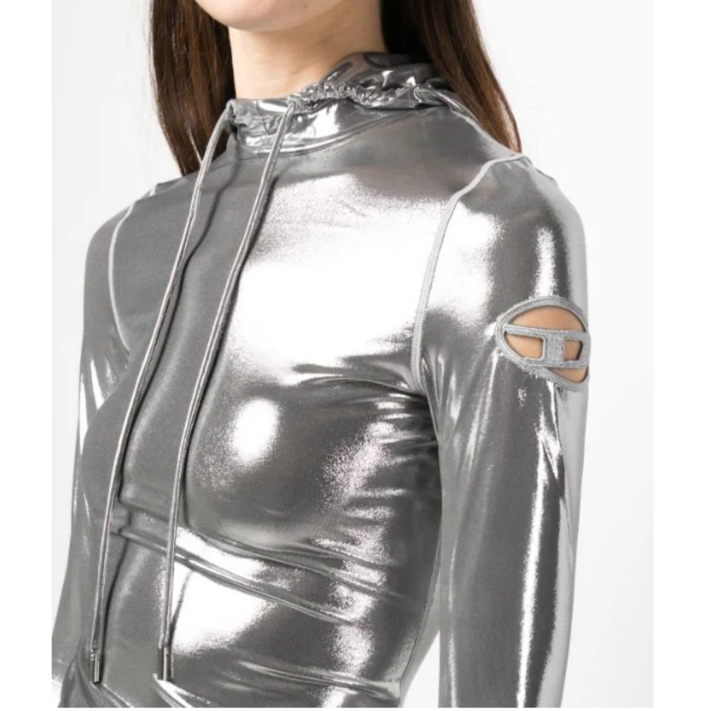 Diesel “T-Metal-L1” Onial drawstring hoodie